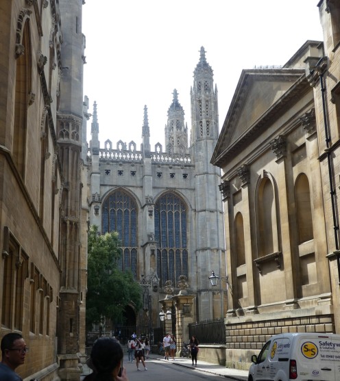 The Chapel dominating Cambridge's streets